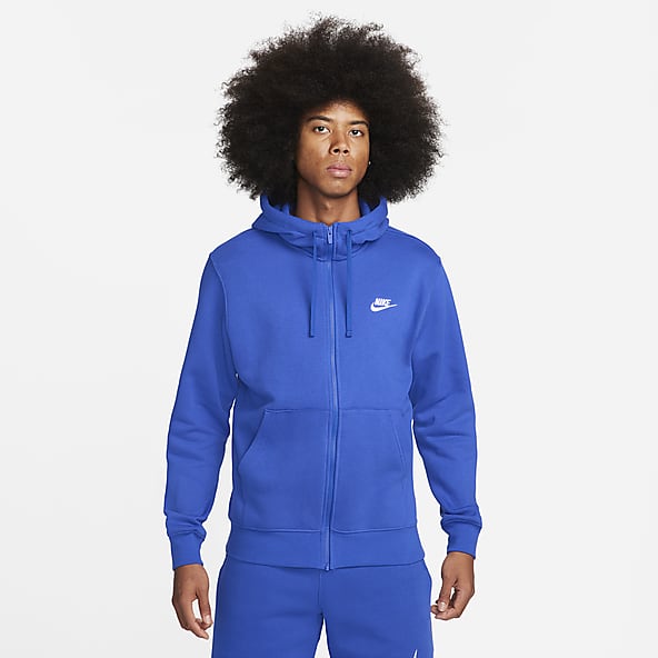Nike zip up hoodie blue new arrivals